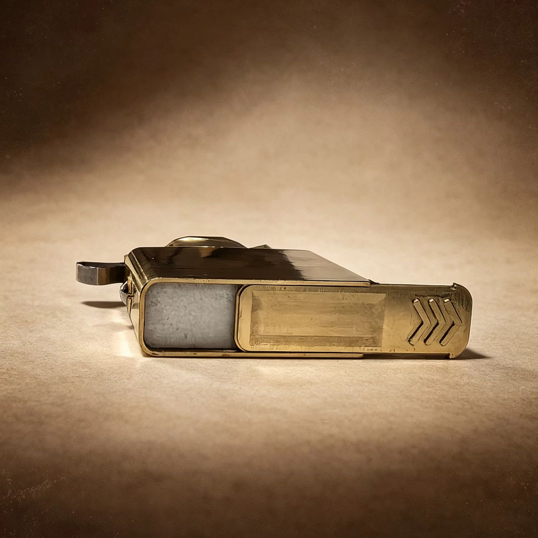 Lighter Insert Zippo - 真鍮製ライター交換用オイルインサート ZORRO 902 912 915用 インナータンクCNC加工中空構造。サイドボールで反動防止。