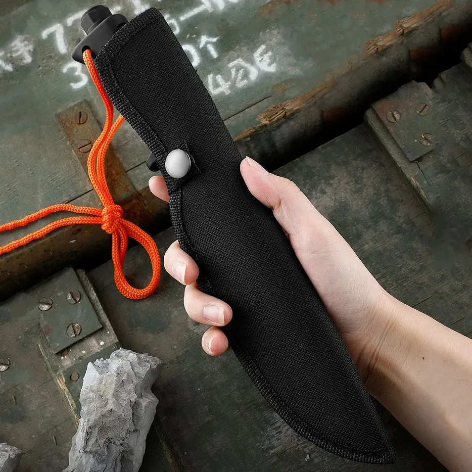 Edc Fixed Blade Deep Carry - アウトドアEDC固定刃高硬度ストレートナイフ多目的キャンプ・サバイバルツール（ジャケットに装着可能）