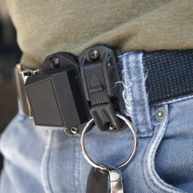 Edc Carry Belt - 多機能バックパックベルトクリップ高耐久ホルダーフックキーホルダーベルト用レスキューサバイバルアウトドアキャンプハイキング用