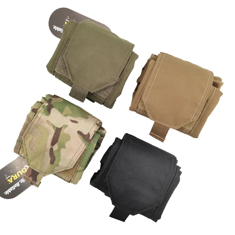 Edc Carry Pocket - マルチカムドロップダンプポーチ戦術EDCマガジンポーチエアソフトギアミニ折りたたみ式リサイクルツールモールバッグ