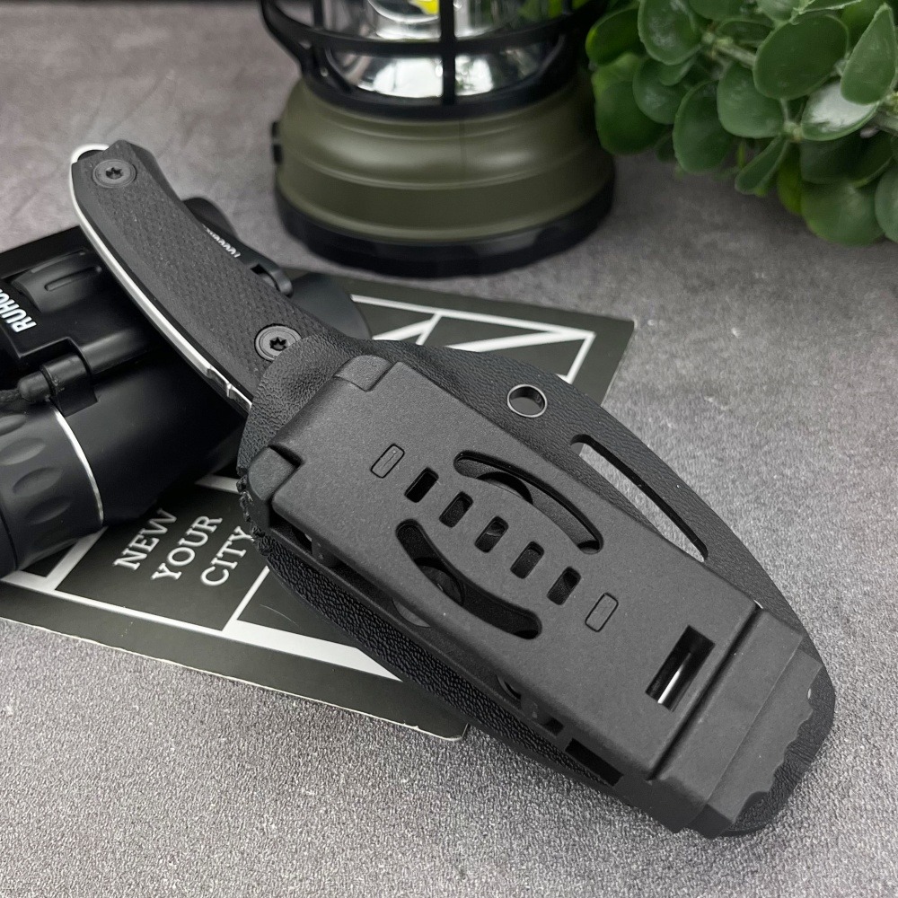 662 コンパクト固定刃ナイフ 5Cr13MoV鋼刃 ナイロ - Edc Fixed Blade Deep Carry のレビューと価格