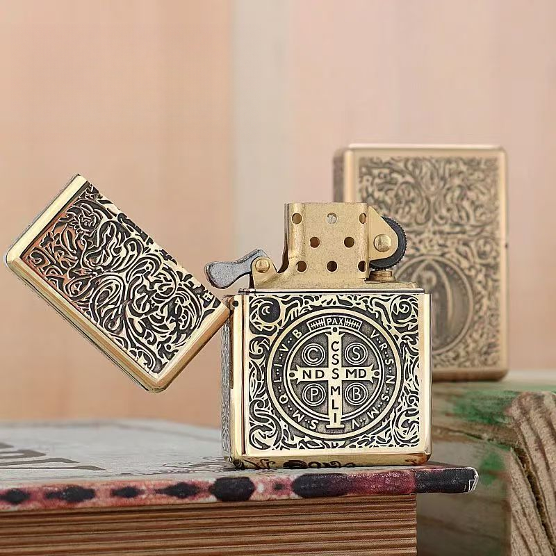 ゾロ 912 912S レトロハイエンド重装甲真鍮チタン防風 - Lighter Insert Zippo のレビューと価格