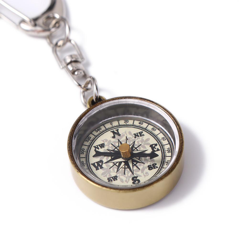 キーホルダー型ペンダント、クライミング用具、ヴィンテージ風、 - Compass Keychain Mini のレビューと価格
