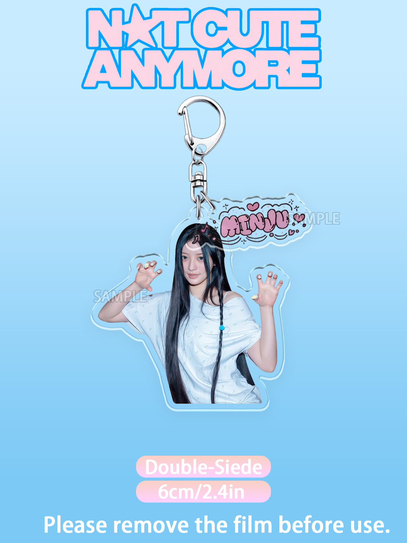 「Ill-It」キーホルダー、「Wonhee」、「Iroha - Carabiner Keychain のレビューと価格