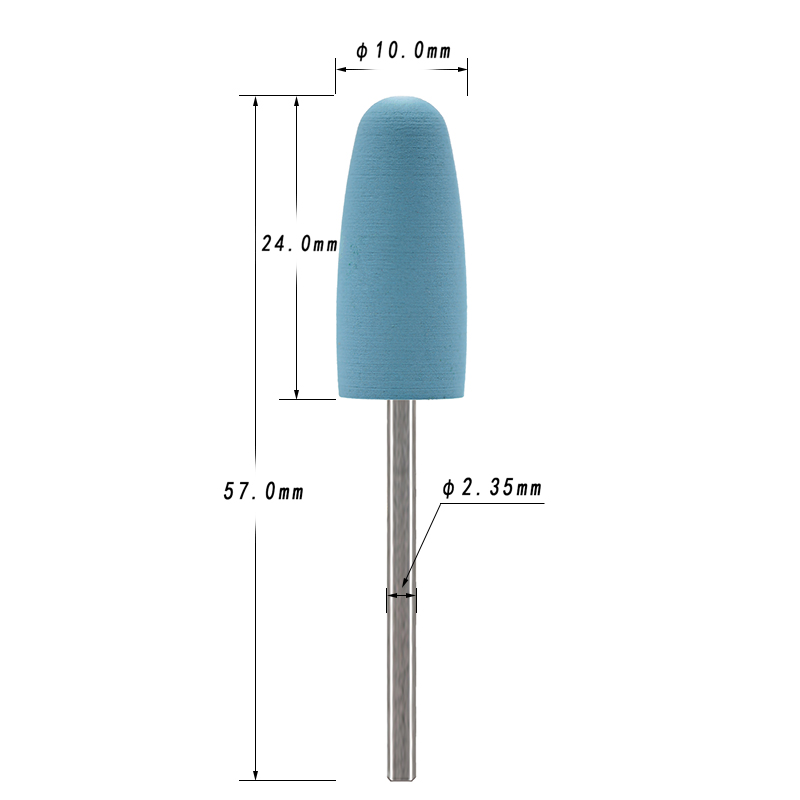 5 ピース/セットシリコンネイルドリルビットマニキュアペディ - Nail File Titanium のレビューと価格