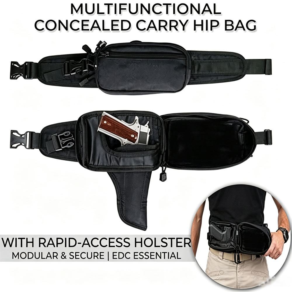 タクティカルピストルバッグ、銃用バッグ、隠しホルスター付き、 - Edc Concealed Carry Bag のレビューと価格
