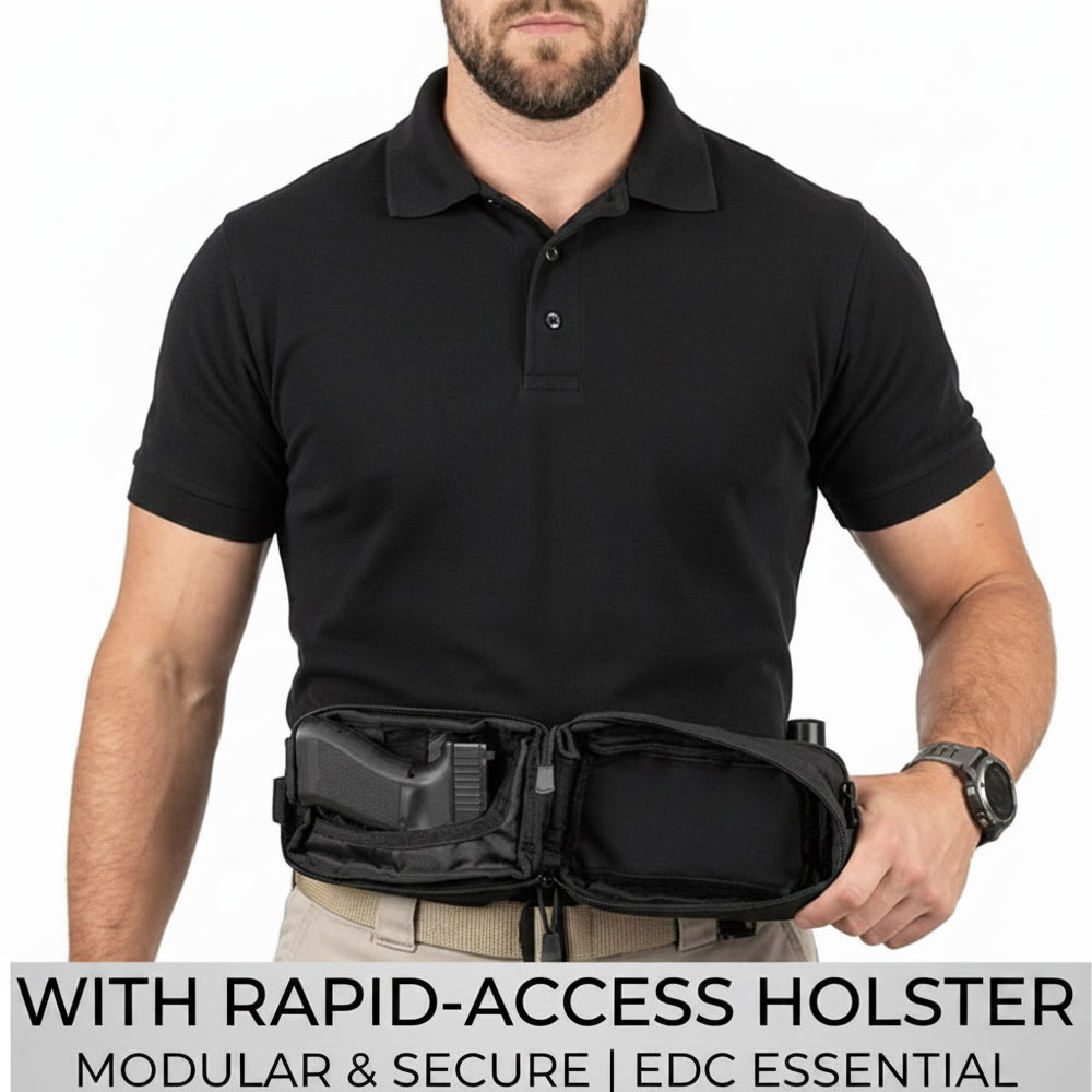 タクティカルピストルバッグ、銃用バッグ、隠しホルスター付き、 - Edc Concealed Carry Bag のレビューと価格