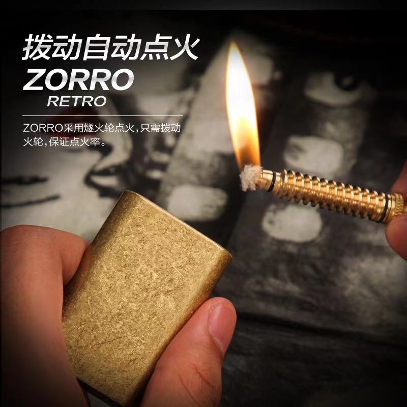 ゾロオリジナル純銅マッチレトロ灯油オイルタバコライタープル点 - Lighter Insert Zippo のレビューと価格
