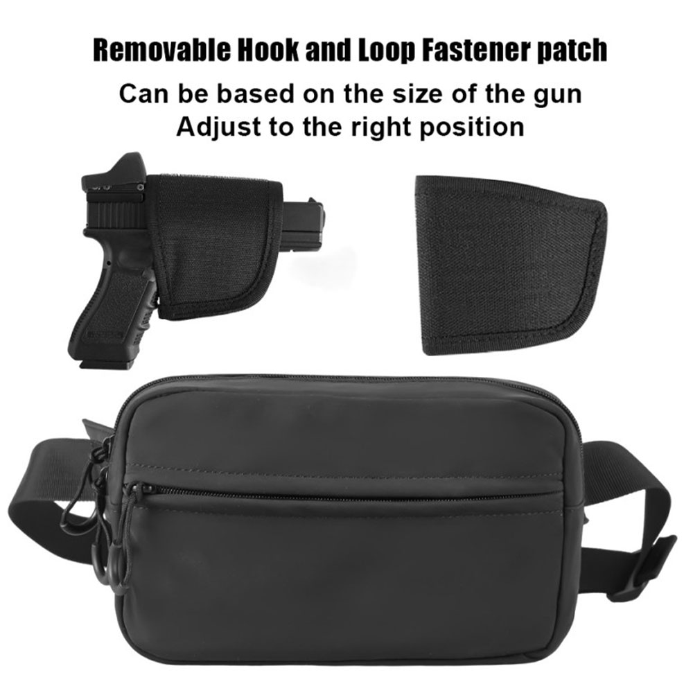 ガンバッグ 隠し携帯用ウエストバッグ タクティカルファニーパ - Edc Concealed Carry Bag のレビューと価格
