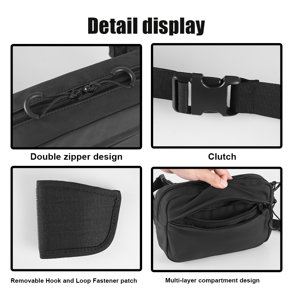 ガンバッグ 隠し携帯用ウエストバッグ タクティカルファニーパ - Edc Concealed Carry Bag のレビューと価格