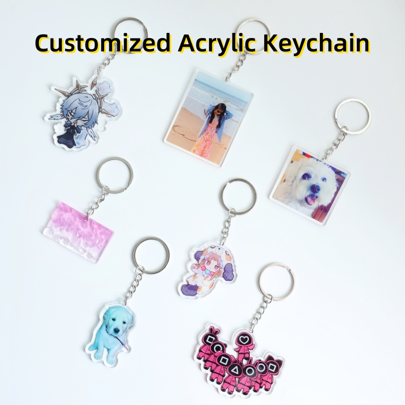 2D フラット 6cm/2.36インチ 1個 カスタムペット - Carabiner Keychain のレビューと価格