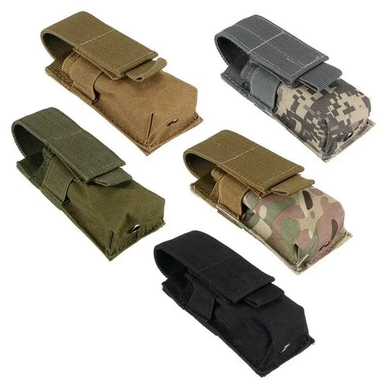 戦術的なモールシステム対応懐中電灯ポーチ、9MMマガジンホル - Edc Concealed Carry Bag のレビューと価格
