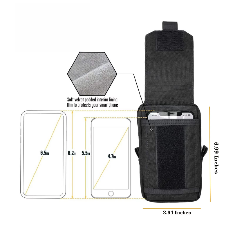タクティカルモールポーチ ウエストバッグ アウトドア メンズ - Edc Carry Pocket のレビューと価格