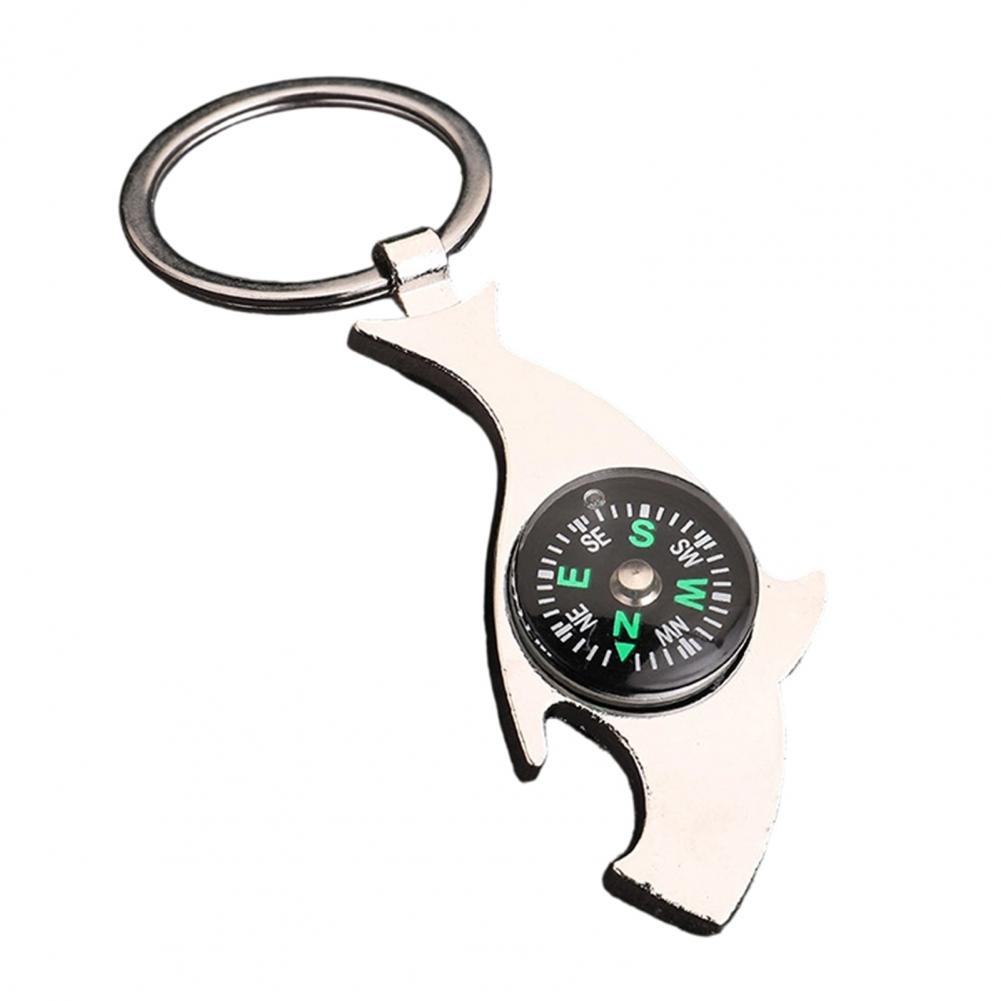 高級感のあるキーホルダー ミニ合金コンパスキーホルダー ハイ - Compass Keychain Mini のレビューと価格