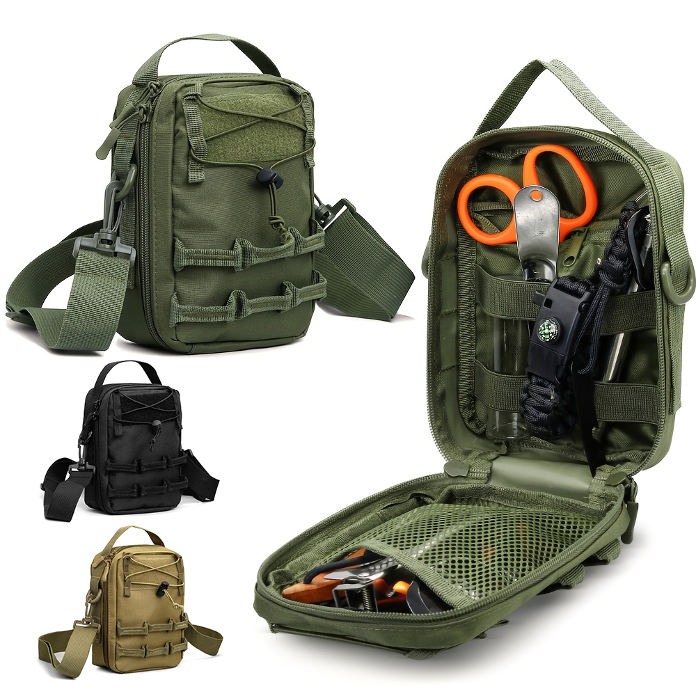 タクティカルMOLLEポーチ（ショルダーストラップ付き）、ア - Edc Carry Belt のレビューと価格