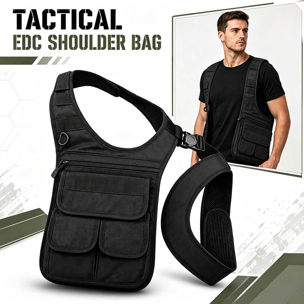 戦術的な隠しアンダーアームツールバッグ MOLLEマルチポケ - Edc Concealed Carry Bag のレビューと価格