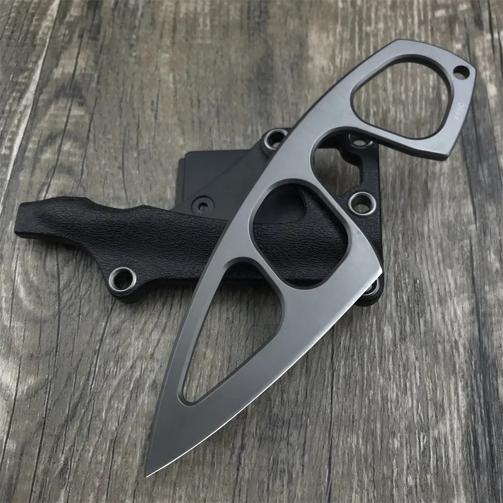 高硬度ネックナイフ 440Cブレード カイデックスシース付き - Edc Fixed Blade Deep Carry のレビューと価格