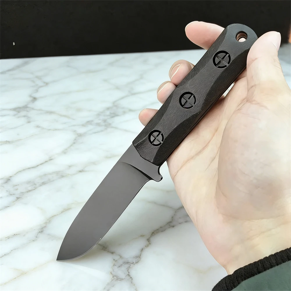 携帯用EK51アウトドア固定刃ナイフ。ナイロンとグラスファイ - Edc Fixed Blade Deep Carry のレビューと価格