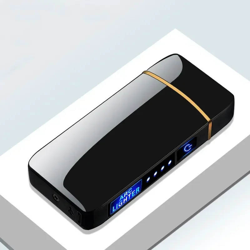 2024 新防風電気金属ライターダブルアークフレームレスプラ - Lighter Insert Zippo のレビューと価格