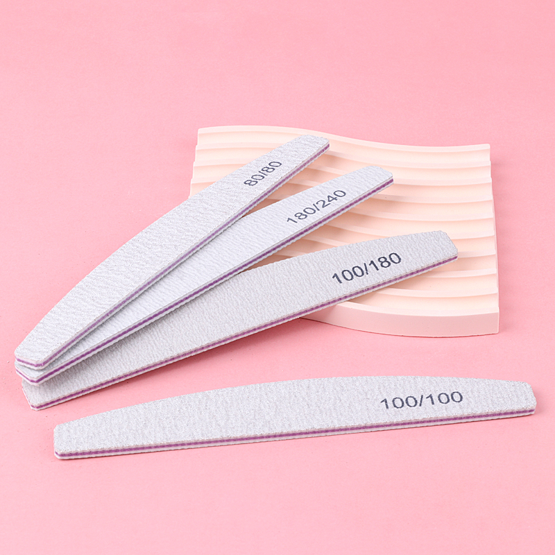 10 個両面爪やすりマニキュア 100/180 厚いサンドペ - Nail File Titanium のレビューと価格