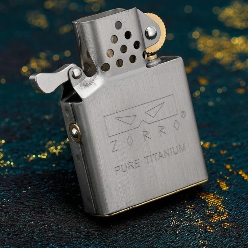 ZORRO 第 2 世代純チタンライタームーブメント、アップ - Lighter Insert Zippo のレビューと価格