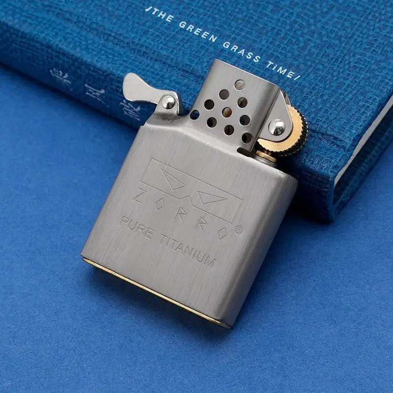 ZORRO 第 2 世代純チタンライタームーブメント、アップ - Lighter Insert Zippo のレビューと価格