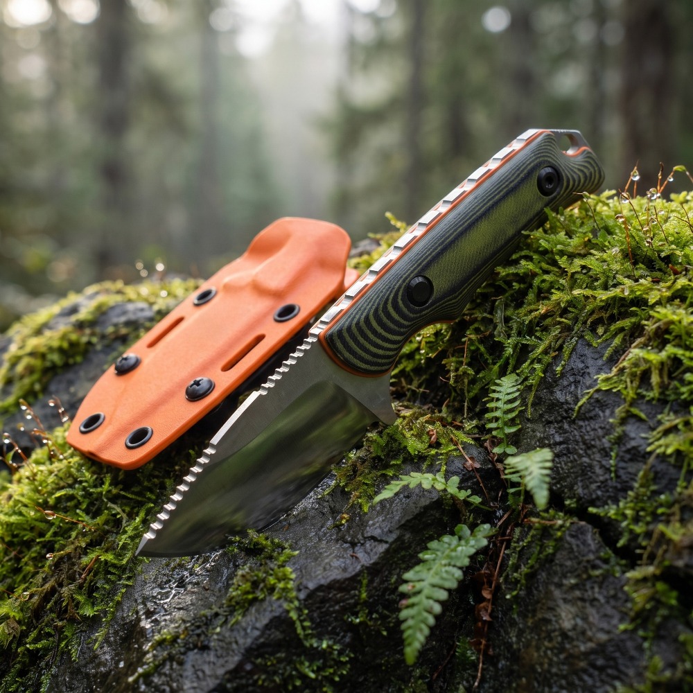15017 キャンプ・ハンティング用固定刃ナイフ、耐久性のあ - Edc Fixed Blade Deep Carry のレビューと価格